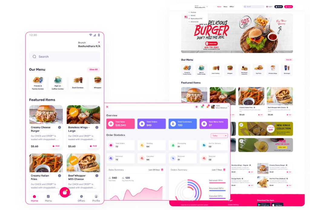 Restaurant and Delivery Platform